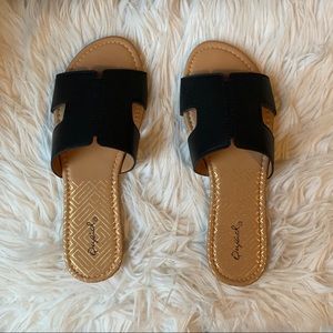 Black Qupid Sandals